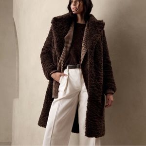 Banana Republic Serres Sherpa Car Coat